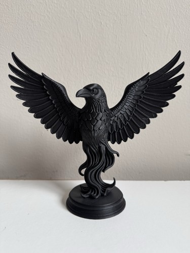Gothic raven statue - raven, –