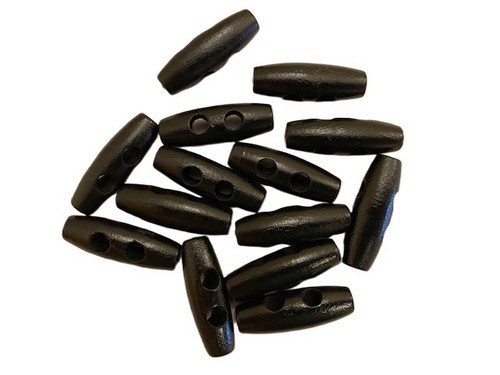 Wooden toggle buttons - wooden,