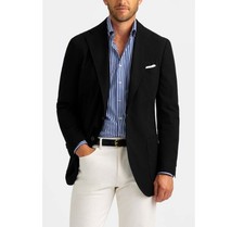 Calvin klein wool black blazer - wool,
