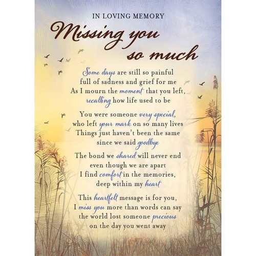 Missing you much graveside - missing,