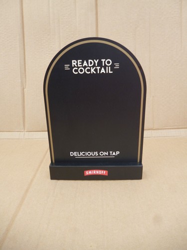 Smirnoff pub table - pub, sign