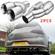 2PCS 2.5" Inlet 3.5" Outlet