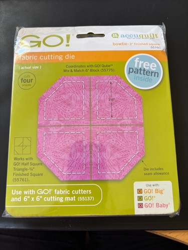 Accuquilt die bowtie 3 - accuquilt, die-