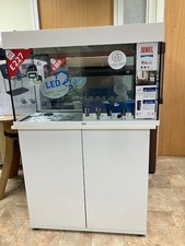 Juwel Rio 125 Glass Fish Tank Aquarium & Stand White & Filter Pump Light Heater