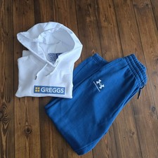 Greggs X Primark Cropped Hoody & Under Armour Jogging Bottoms Bundle Size S