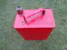 Vintage RARE 2 Gallon Petrol can  no name   brass cap date 