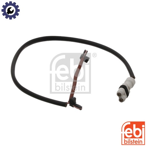 Warning contact brake pad - brake, wear