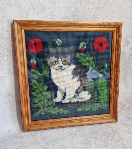 Vintage completed tapestry - vintage,