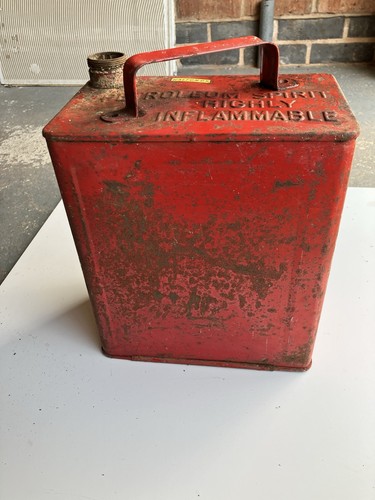 Old halfords petrol - petrol, can