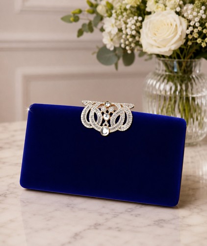 Blue clutch bags ladies - clutch,
