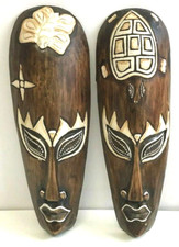 Wooden Tribal Carved Masks