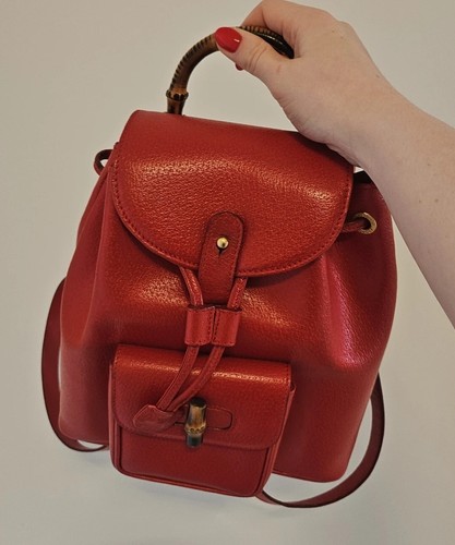 Gucci bamboo mini backpack - gucci,