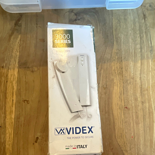 Videx 3000 series audio - videx,