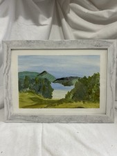 Framed Hand Painted