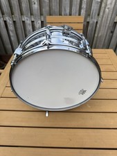 vintage brass 1930s premier dominion major snare - very rare 14”