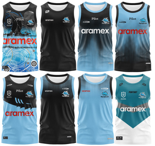 Rugby men singlet cronulla - rugby,