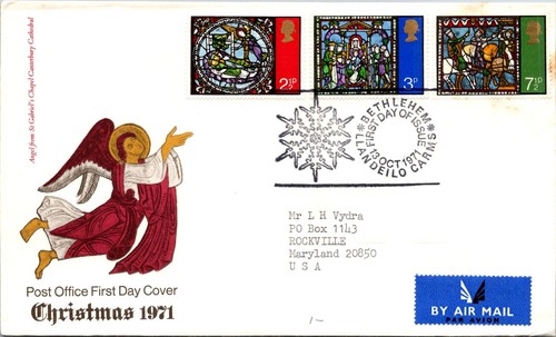 Wales fdc 1971 - 1971, christmas