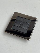 Screwless Black Nickel Chrome