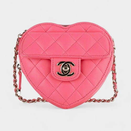 Chanel pink quilted - chanel, leather