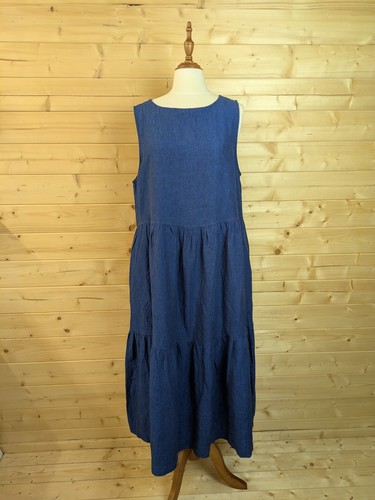 Toast linen blue tank - toast,