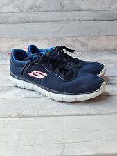 Women Skechers Navy Pink Dual-Lite Memory Foam Air Cooled Uk7 Trainers Sneakers