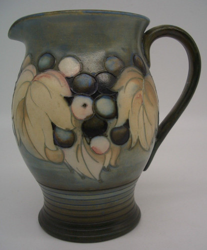 Salt glazed moorcroft leaf - salt-glazed, &