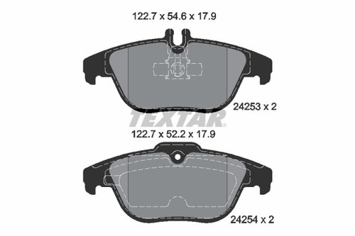Textar 2425301 brake pad set - brake,