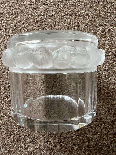 Lalique box with birds - lalique,