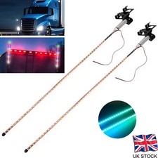 2Pcs 1.8FT LED Whip Lights