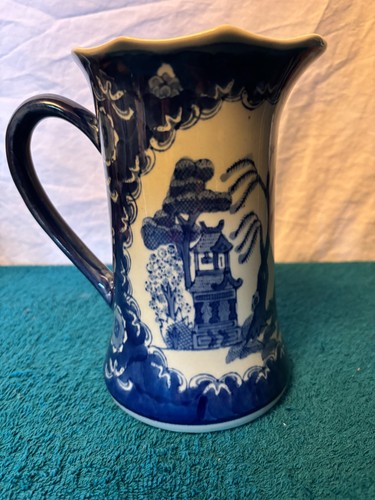 Vinatge retro blue and white - ,