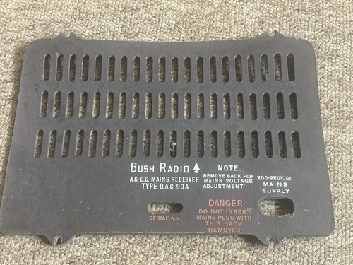 Bush dac90a back - back, panel