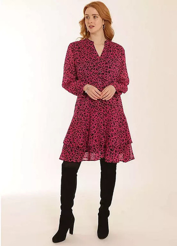 Pomodoro pink leopard print - pink,