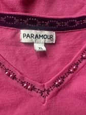 Pink  Short Sleeve Fine Knit Jumper Size 1xl/ 14 , New Without Tags