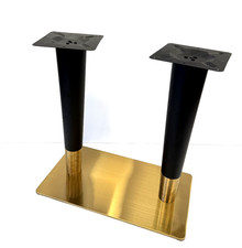 Cast iron matt black golden - black, &