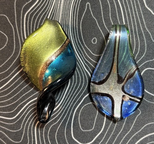 Blown glass pendant lot - pendant, of
