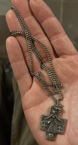 Antique religious sterling - antique,