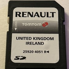 Renault 08-10 TomTom Navigation SAT NAV SD Card 259204051R UK Ireland Maps ....