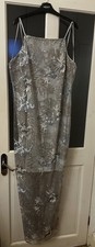 Next Silver Gold Sequin Maxi