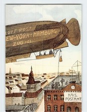 Postcard German Zeppelin Rigid