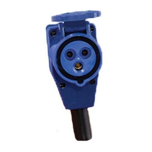 Mains hook inlet socket 90 - hook,