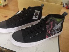 AKEDO BATMAN THE JOKER Converse Style Size 9 Ltd Edition. STILL BOXED (BOX P)