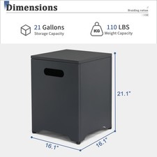 Black Iron Side Table