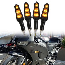 4x Motorcycle LED Amber Turn