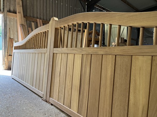 Wooden driveway gates hardwood - driveway,
