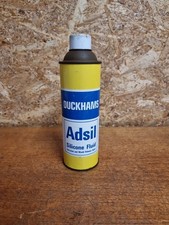 Vintage Duckhams Adsil Silicone Fluid Oil Tin Can Garage Forecourt 