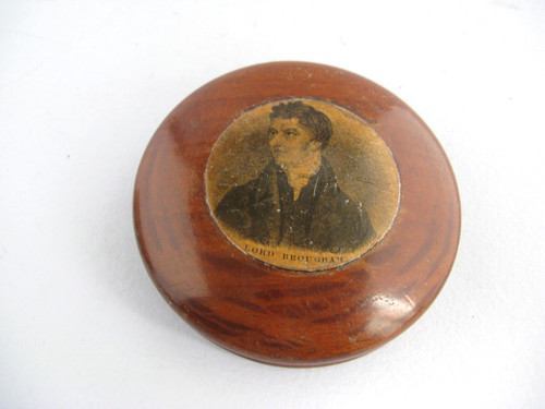 Antique wooden snuff box