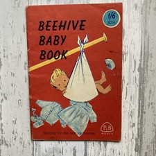 Patons & Baldwin Vtg Beehive Baby book Knitting for the First 6 Months