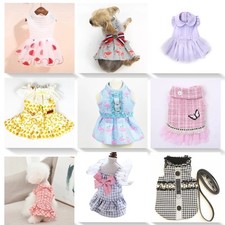 Job Lot Dog Dresses Apparel Skirts Harnesses Jackets  - 40 Pieces