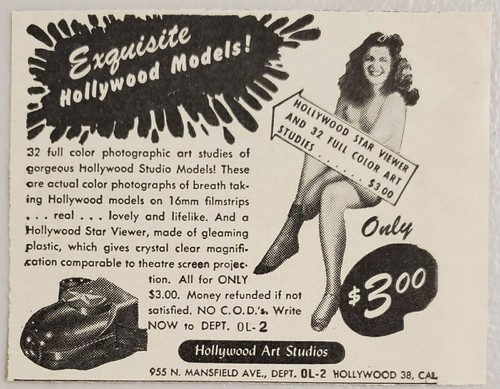 1947 novelty print - novelty, ad