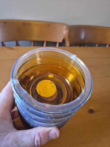 Vintage duralex amber stacking - vintage,